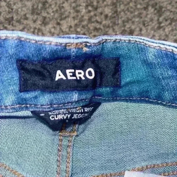 Aeropostale high rise distressed skinny jeans - Picture 4 of 5